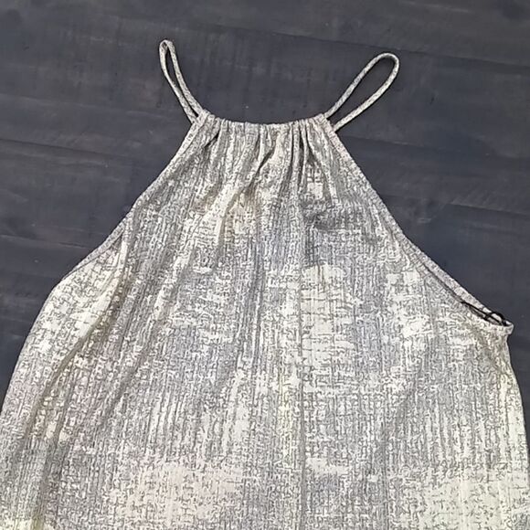 Espresso gold halter top size medium super cute - Picture 2 of 5